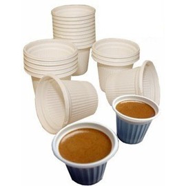 Mini disposable for Cuban Style and espresso coffee cups 3/4 oz. Pack of 1500