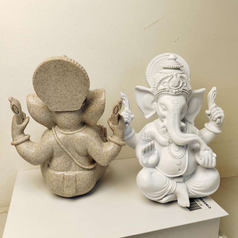 PIGPIGFLY Ganesha Buddha Statue, Buddha Figure, Decorative Statue, Decorative Living