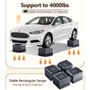 Blissfuhue Heavy Duty Bed Frame Risers - Adjustable Furniture Risers,