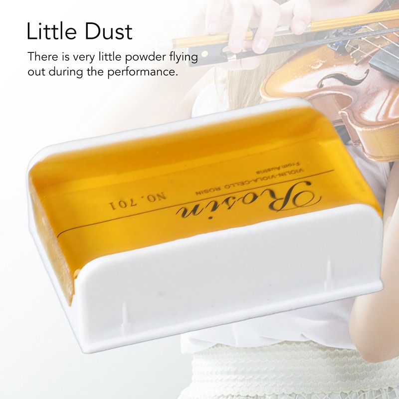 6Pcs Violin Rosin Bow String Rosin Instrument Accessory Low Dust