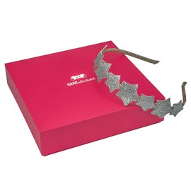 HAARallerliebst Hair Hoop (Stars | Gold Silver Glitter) for Girls with Storage Box