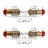 QWORK 4-8 AWG In-line Fuse Holder with 60A AGU Fuses