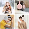 Ear Muffs Women - 1/2 Piece Winter Earmuffs Adjustable Faux