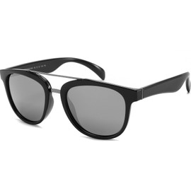 LANLANG Polarized Sunglasses for Men Women Driving Beach Hiking Cycling Fashion Design Anti-UV UV400 TR Frame Anti-glare, black