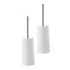 Juego de 2 Cepillo para Sanitario con Base, 37cm Blanco