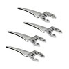 FUBAOLAI 4PCS Multi Tool Cold Knife Blades Bent Curved Windshield