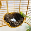 1pcs Chewproof Small Bird Bed Hanging House Hut,Bird Nest for