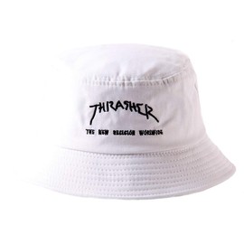 HWD Women's Cap, Hat, 100% Cotton, Sports, Embroidered, Fisherman Hat, Foldable, Leisure Hat, Sun Protection, UV Protection, white