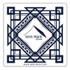 Tenmak Design Sticker [Ten Macro Logo Square Shape, White]