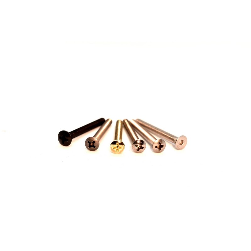 Nickel Plated Bolt-On Neck Guitar Screws and Inserts for Strat,