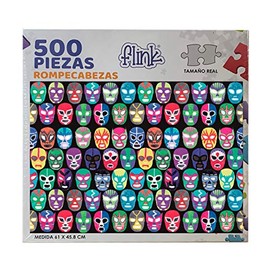 FLINK Rompecabezas Máscaras de Luchadores