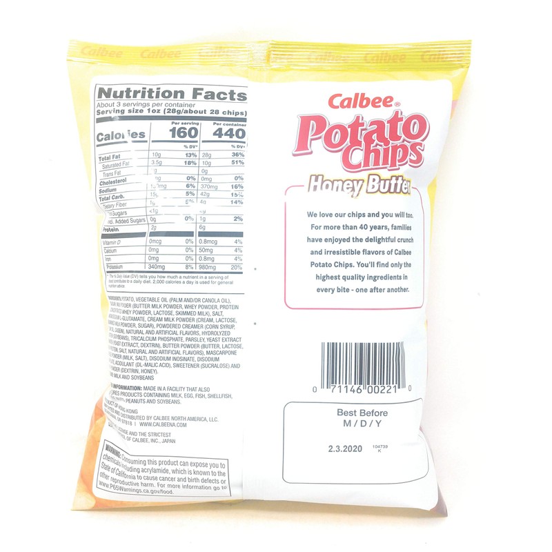 Calbee Potato Chips 4 Packs (Bundle)