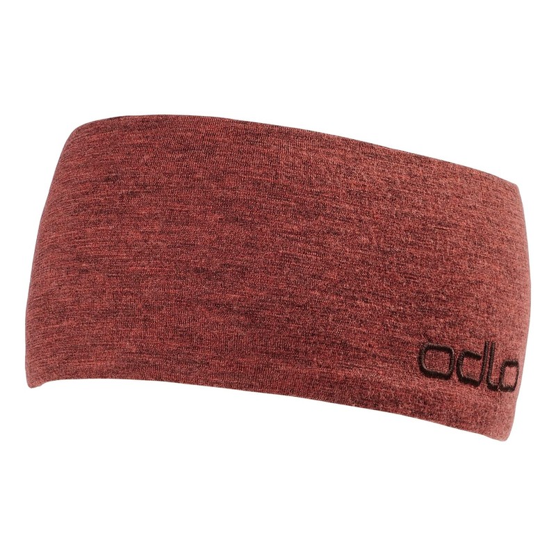 Odlo Unisex REVELSTOKE Performance Wool Headband, Ketchup Melange