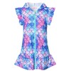 CHILDRENSTAR - Traje de baño de rizo para niñas, con