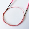 Lykke 40cm (5.5mm) Circular Knitting Needles, Blusher Solid Circular Knitting