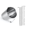 CURTA 18/8 Stainless Steel Measuring Cup with Handle and Pour