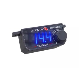 Stetsom 4in1 Universal Bass Knob with Voltmeter/High to RCA input converter