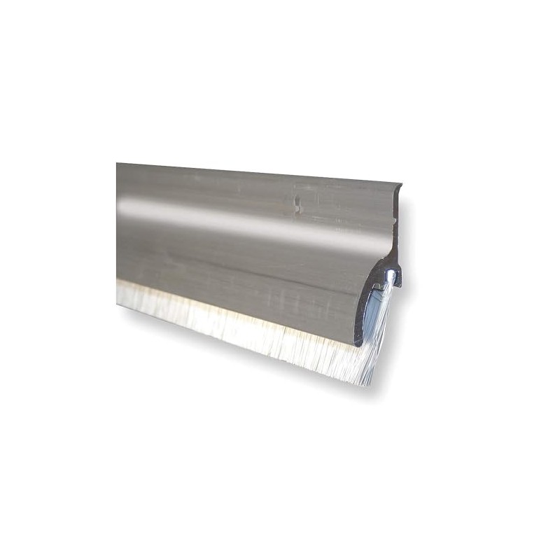 Pemko 345ANB48 Brush Door Bottom Sweep with Rain Drip, Mill