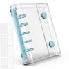 HGBANKASA Sticker Book, Plastic Board, Transparent M5 Mini Binder [Refill