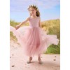 LalaMira Flower Girl Dress Lace/Tulle Boho Toddler Dresses Ruffle Girl