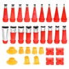 sourcing map 30pcs Caulking Finisher Kit 18 Stainless Steel Caulking