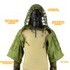 LytHarvest Ghillie Suit Foundation, Tactical Sniper Coats/Viper Hoods (Brown)