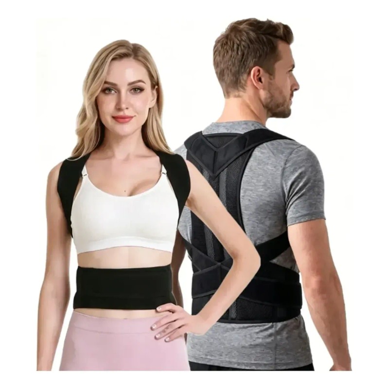General - Corrector De Postura Ajustable Para Espalda Hombre Y