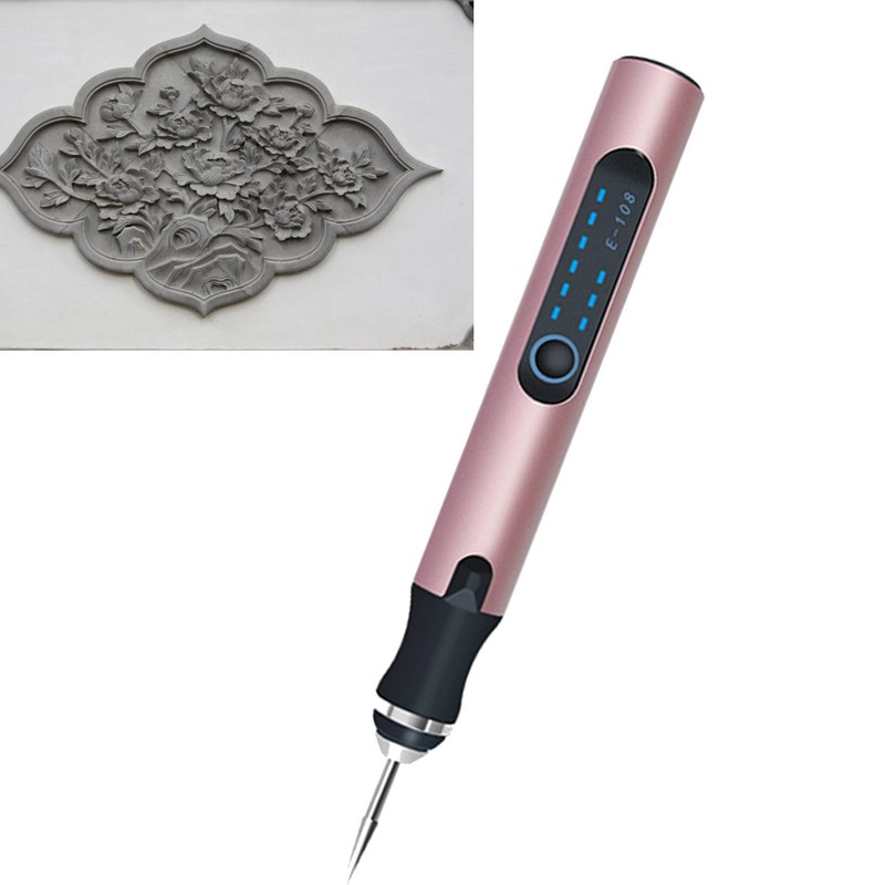 Electric Engraving Pen Cordless Rechargeable Grinding Machine Tool Set Kit