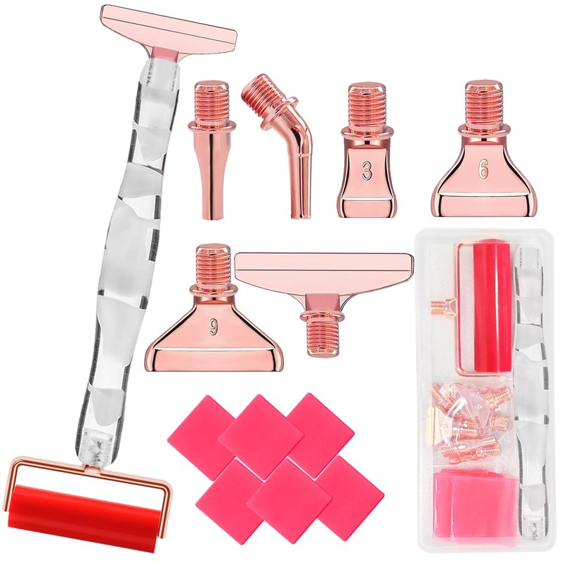 Juego de herramientas y accesorios de diamante con punta de