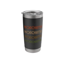 Horchata, retro word art design of favorite comfort foods Stainless Steel Insulated Tumbler