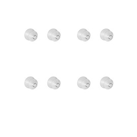Vivtone Ear Domes for BTE Hearing Aids, Double Layer Soft Eartips, Recommend for Vivtone Lucid508 / Lucid516 or Other Similar Hearing Aids, Small Size (S * 8)
