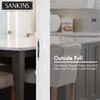 SANKINS Sliding Patio Door Handle Pull Set with Mortise Lock,