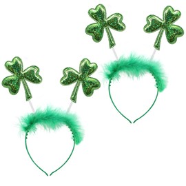 BITOWO St Patricks Day Headband Hat St Patricks Day Accessories Headband Kids Girls Women Irish Green Shamrock St Patrick's Day Paddys Day Hair Accessories Irish Boppers Headwear