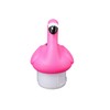 Pink Flamingo Solar Floating Chlorine Tablet Dispenser for Pools, Lights