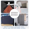 10 Pcs Suction Cup Clips,Shower Curtain With Suction Cups,Shower Curtain