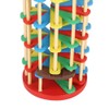Pounding Toy Colorful Wooden Knock Ball Ladder Toy Intelligence Development