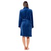 Turquaz Robes For Women, Womens Fleece Shawl Collar Soft Plush