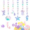 PARFCO Pack of 100 Mermaid Confetti, Double-Sided Mermaid Table Decoration,