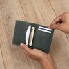FOXHACKLE Leather Credit Card Holder Wallet for Men and Women,