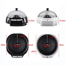 ZAWAYINE Coffee Roaster Machine 500g Capacity Electric Coffee Bean Roaster 11-60min Time Adjustment Home Coffee Roaster No-stick Nut Roaster for Cafe Shop Home Use Black 500W