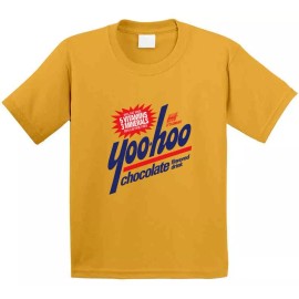 AlStyle Apparel Yoo-hoo, T-shirt, Chocolate, Drink, Retro, Yoohoo, Logo, Beverage - Classic, X-Large