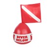 PVC Diving Surface Marker Inflatable Signal Floater Dive Bouy Ball