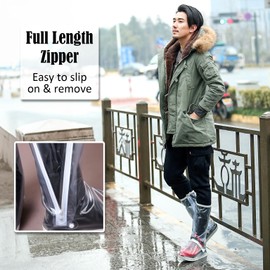Fundas para zapatos de lluvia | Fundas impermeables para zapatos para hombres y mujeres | Cubrezapatos reutilizables (S)