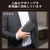 INMURYIA Men's Wallet, Large Capacity, Long Wallet, Carbon Leather, YKK,