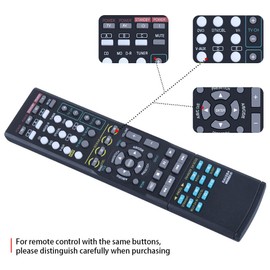 ZWP RAV284 WN05820EX Replacement Remote Control fit for Yamaha AV Receiver HTR-6230 HTR-6130 RX-V365 RX-V365BL RX-V363 RX-V363-B - AV Receiver RXV363BL RX V365 AV Receiver