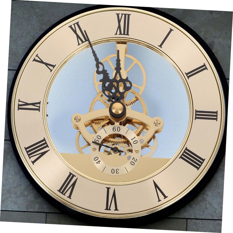 COHEALI Clock Mechanism Repair Part Metal Crystal Clock Insert with