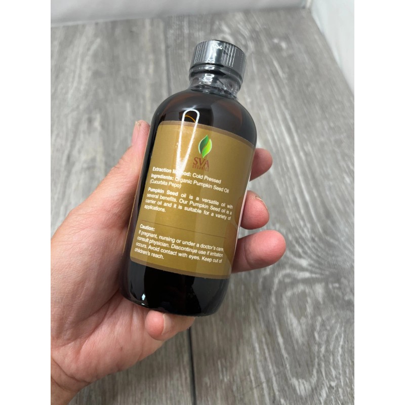 SVA Pumpkin Seed Oil Organic for Face, Skin, Hair 4