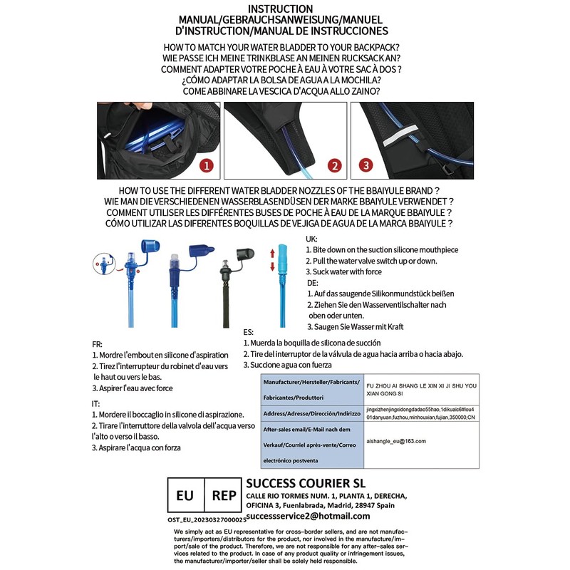 BBAIYULE® Lightweight Running Backpack Outdoor Sports Trail Racing Marathon Hiking