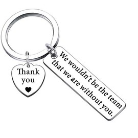 QMVMV Boss Coworker Coach Appreciation Gifts Men Women Office Keychain Boss Day Chritsmas Cheerleading Retirement Thank you Gigt for Team Leader PM Manager Employee