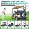Universal Golf Cart Ball Washer and Club Cleaner Kit, Golf